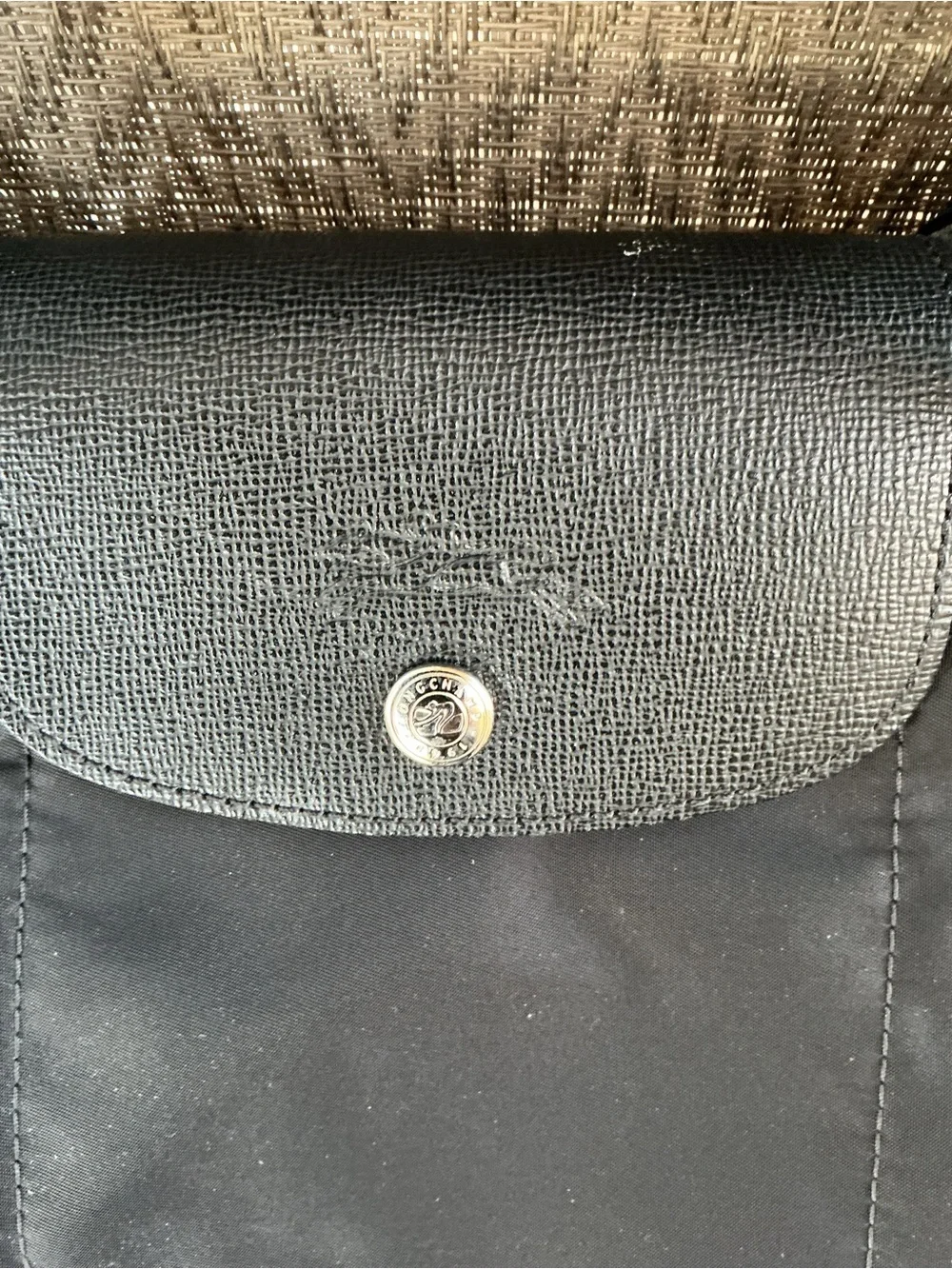 Longchamp Black Le Pliage Small Tote